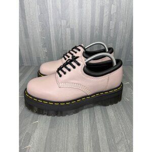 Dr. Martens 8053 Quad Leather Platform Shoes  Vintage Taupe Pisa Women’s 9